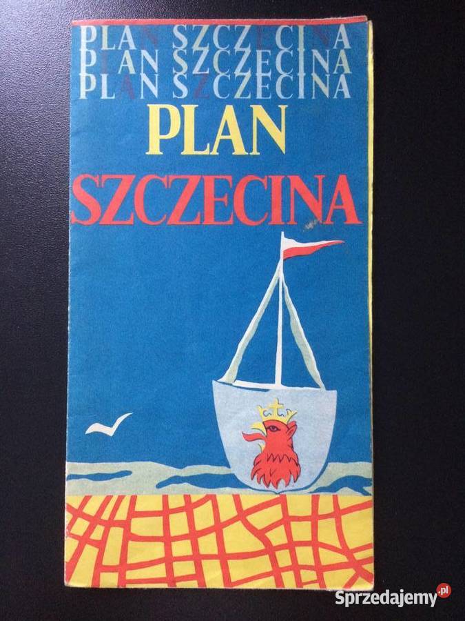 205 Plan Szczecina 1970 Antykwariat Szczecin