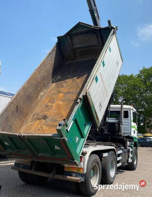 Man TGS Wywrotka 6x6 z dzwigiem bordnatic 558km Warszawa