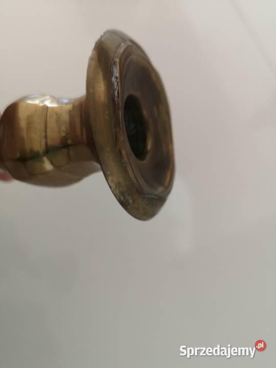 świecznik lichtarz Antyk miedziany Toruń