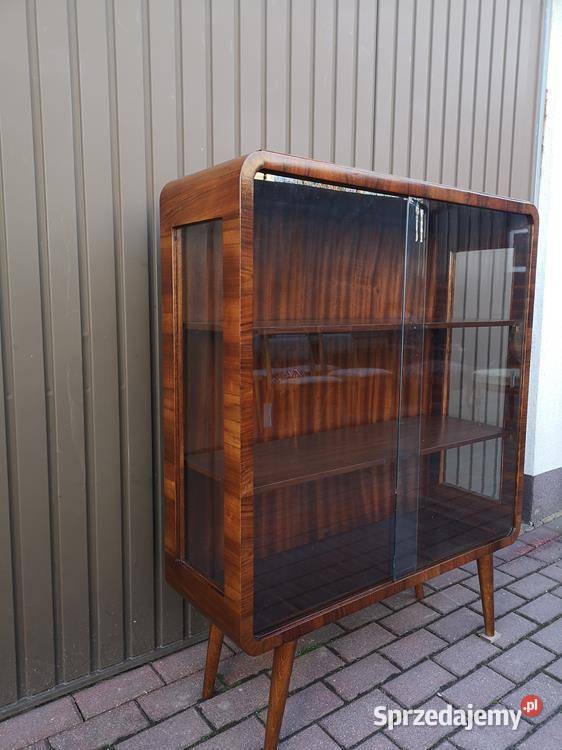 Witryna Biblioteka Serwantka ARTDECO Orzech wielkopolskie Swarzędz sprzedam