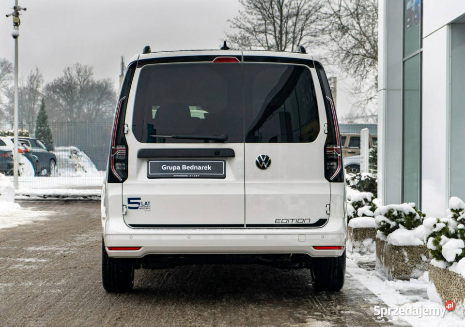 Volkswagen Caddy Maxi Edition 20 TDI 122 DSG wspomaganie kierownicy Łódź