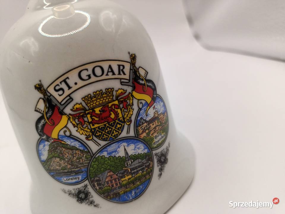 Dzwonek dekoracja ozdoba miasto bibelot ST GOAR Zamość