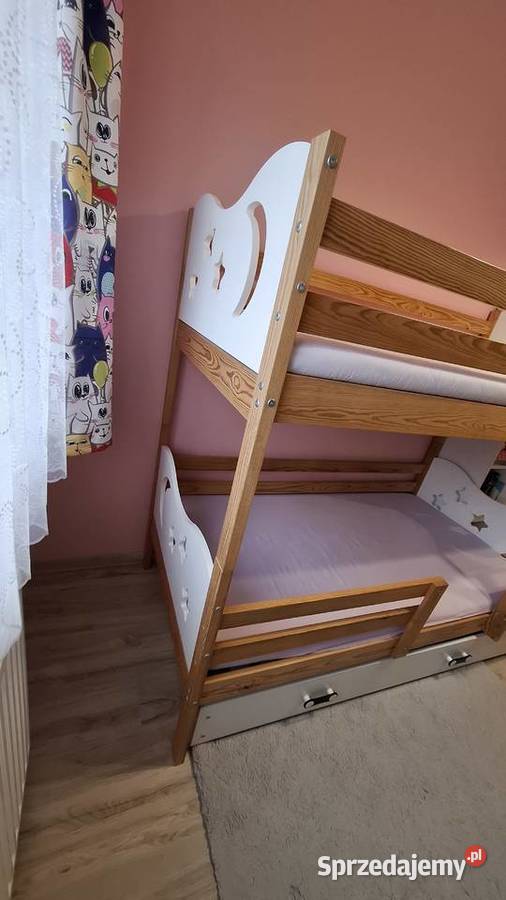 Łóżko piętrowe dwuosoboqe MIKO 160x80 z szufladą Dom i Ogród sprzedam