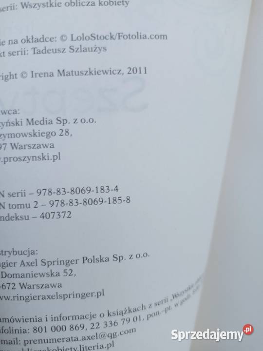 Szepty Matuszkiewicz książki Warszawa Bródno