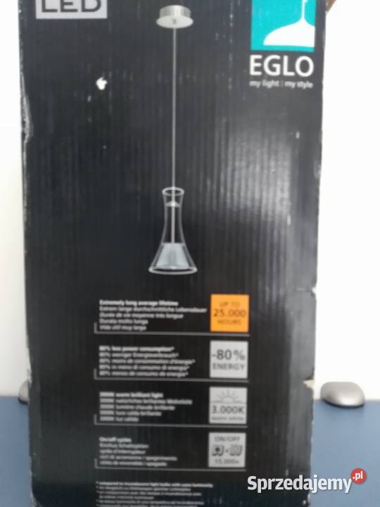 Lampy wiszące nowe w fabrycznych opakowaniach