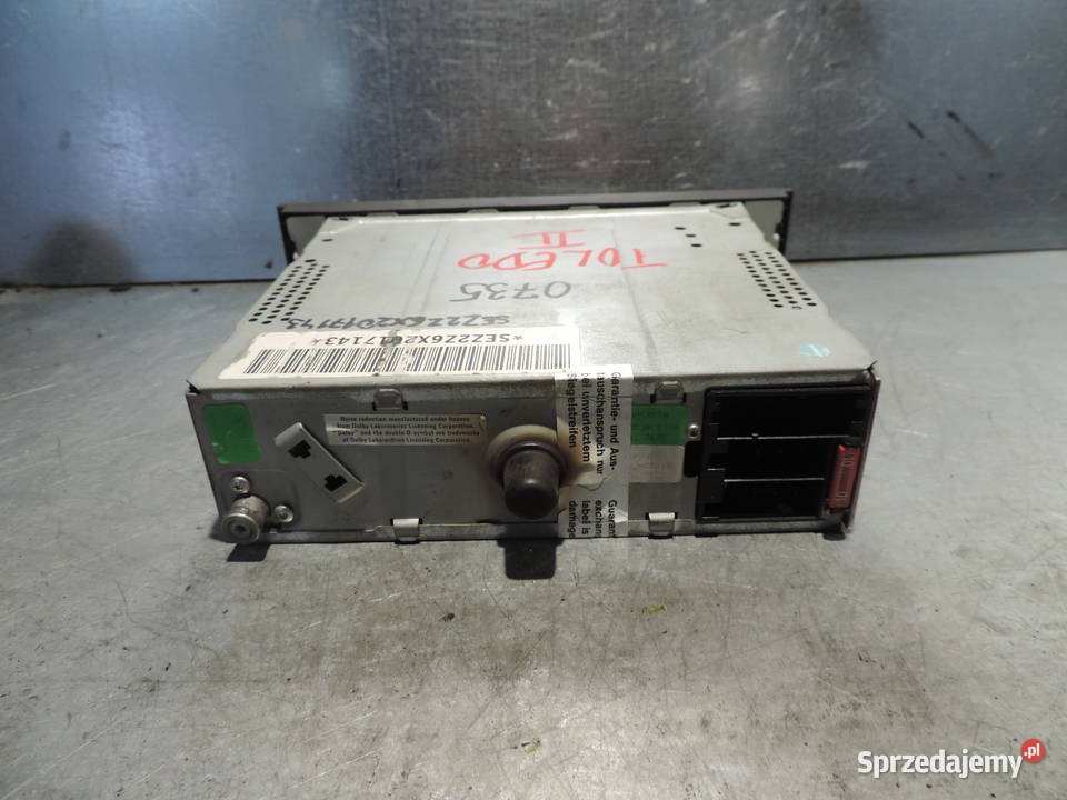 SEAT LEON I TOLEDO II RADIO FABRYCZNE OEM KASETY Nowy Sącz