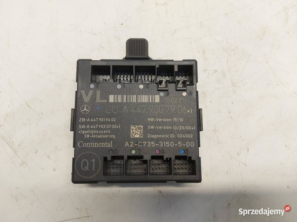 Mercedes EQV w447 Vklasa moduł sterownik drzwi
