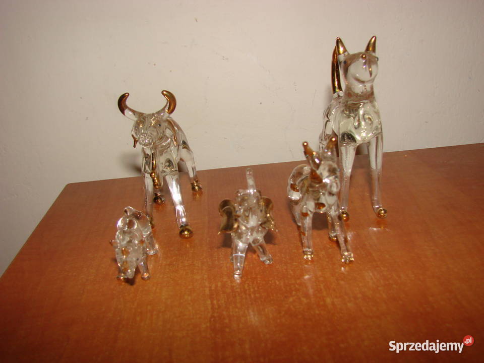 szklane figurki zwierząt Antyki, Sztuka, Kolekcje Pruszcz Gdański sprzedam