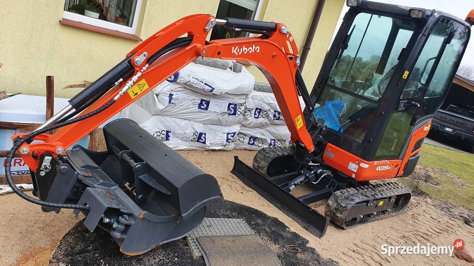 Minikoparka kubota wynajem Białystok