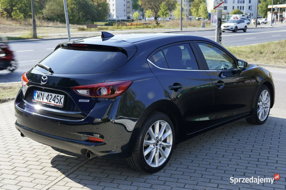 Mazda 3 salon SkyPassion super stan I rej 2018r autoalarm 3 mazowieckie Warszawa