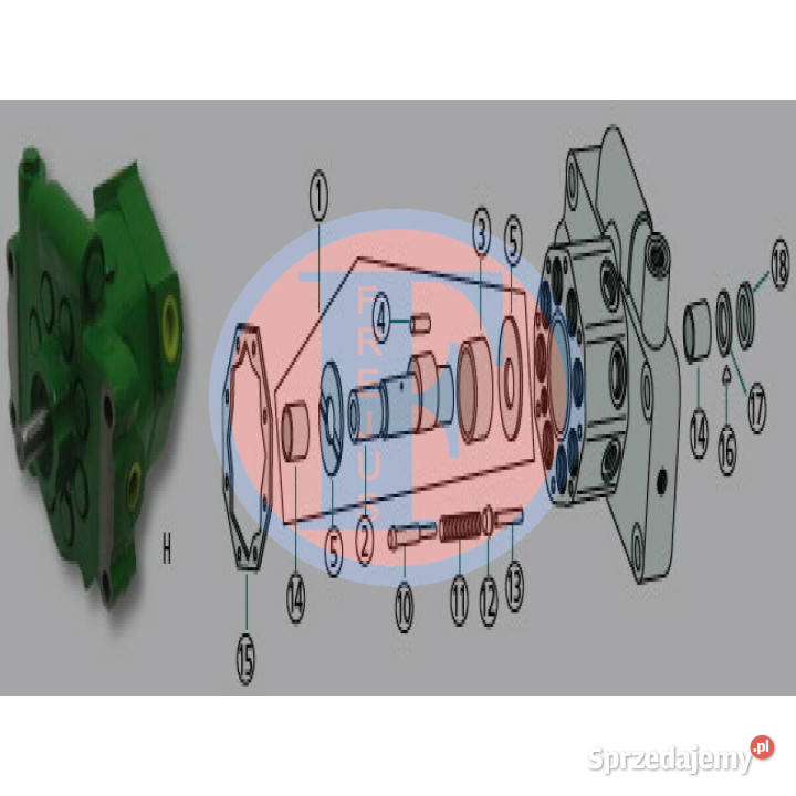 Pompa hydrauliczna JOHN DEERE 6220 wielkopolskie Trzcianka sprzedam