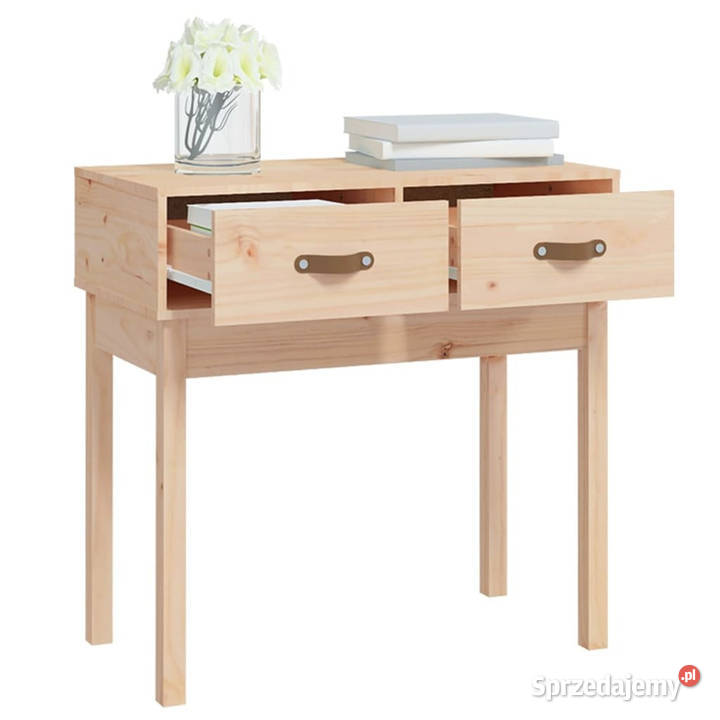 Stolik konsolowy 765x40x75 lite drewno sosnowe Warszawa