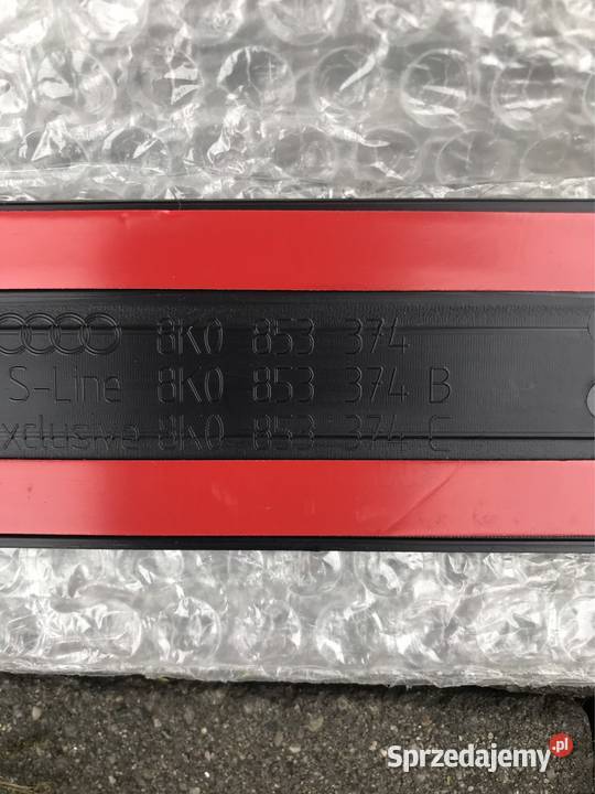 Listwa progu audi A4 8K0 prawy przód Rok produkcji 2014 Kozy