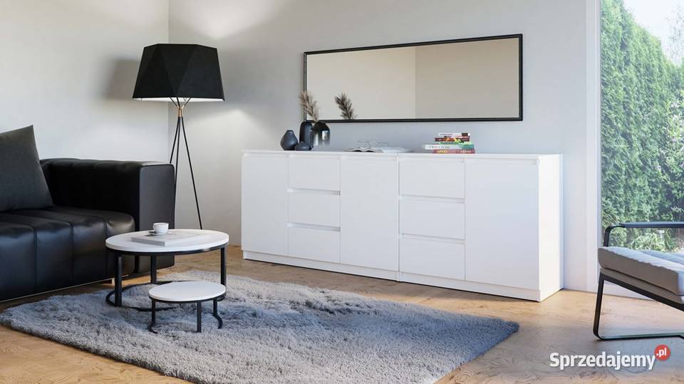 Komoda COSTA 1D3S2D3S BIAŁY opolskie