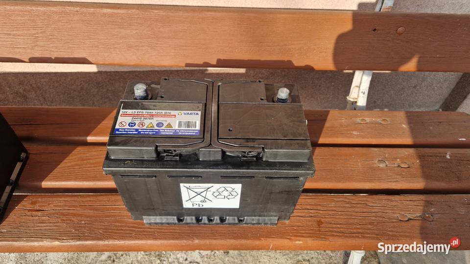 Akumulator Varta 12v L3 EFB 70Ah 720A Start Stop sprzedam