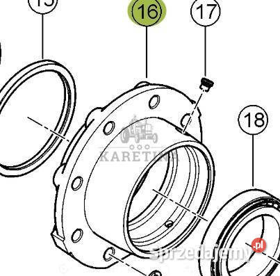 Claas Lexion 740 750 760 Piasta Koła Tylnej Osi Jastrzębniki