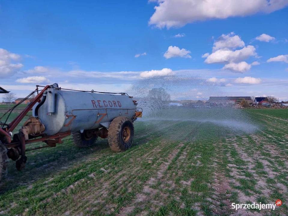 Beczkowoz 5000L w pelni sprawny nieuszkodzony wielkopolskie
