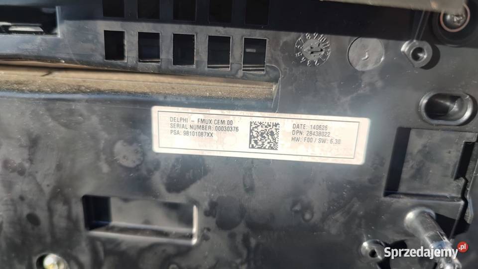 Panel radia Citroen DS4 98101087xx osobowe Książ Wielkopolski