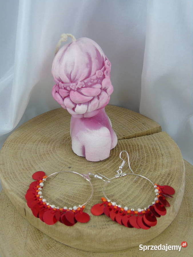 Kolczyki różne kolory