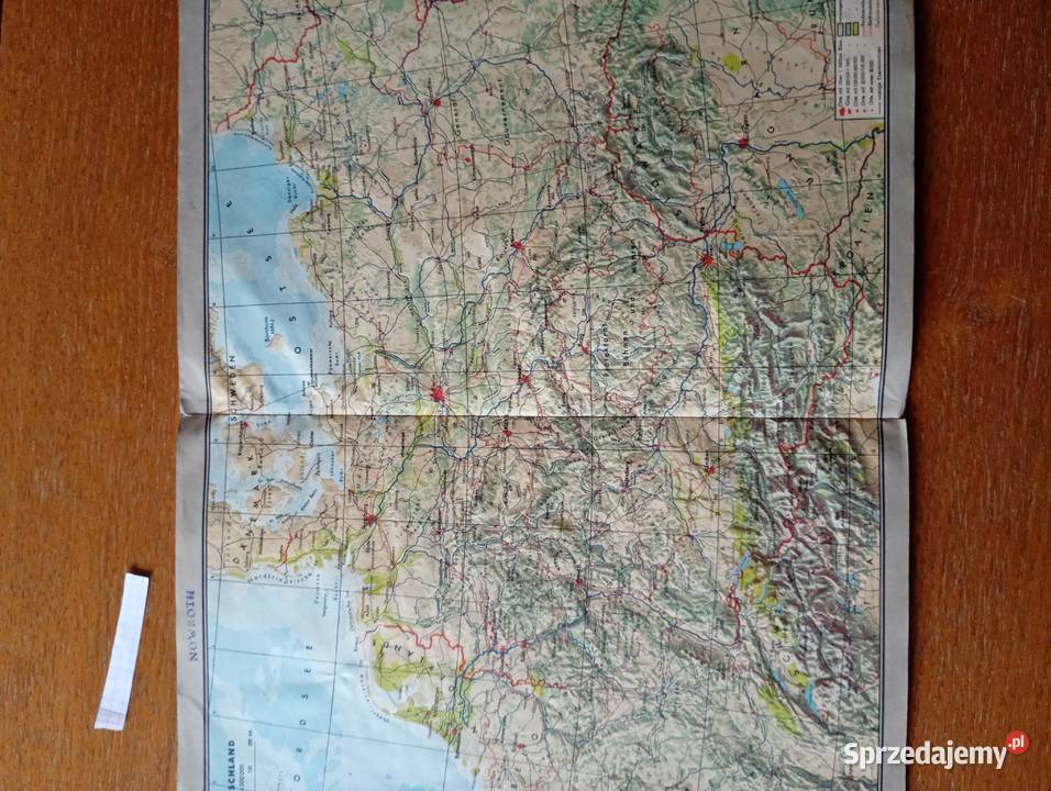 Atlas niemiecki 1942 śląskie Rybnik