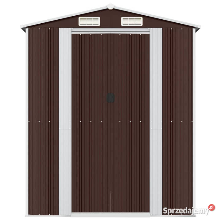 Szopa ogrodowa ciemny brąz 192x689x223 stal Warszawa