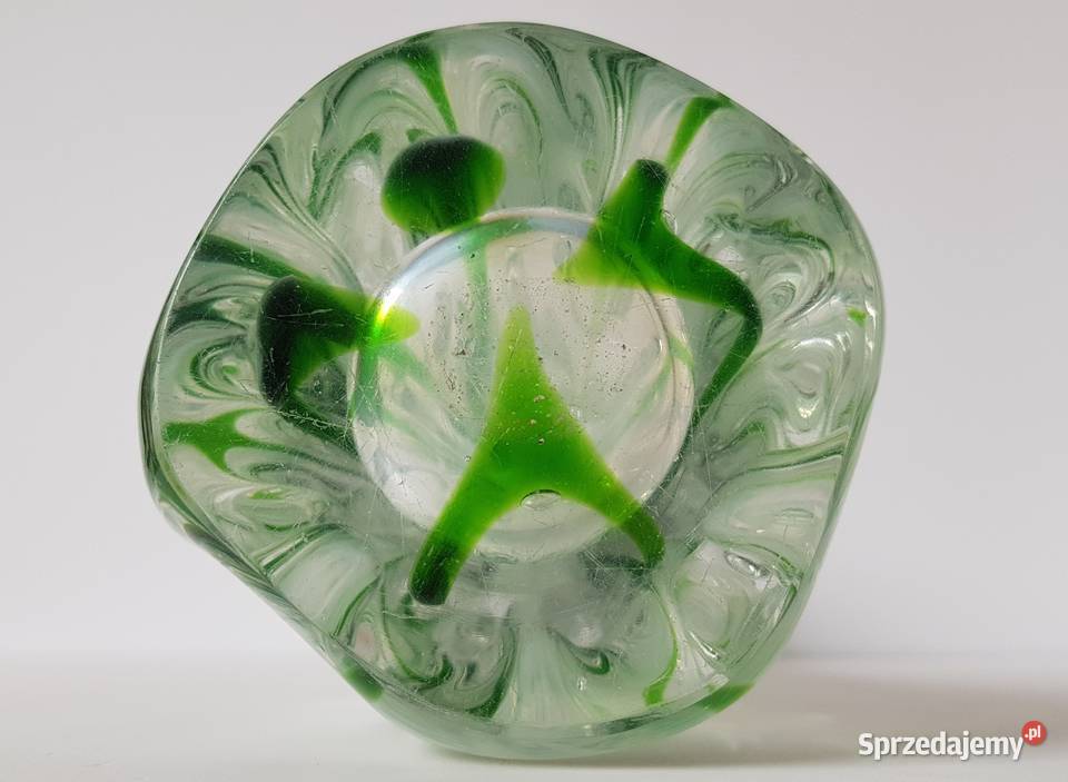 Ciężki wazon Sękacz 3 Porcelana i szkło śląskie Dąbrowa Górnicza