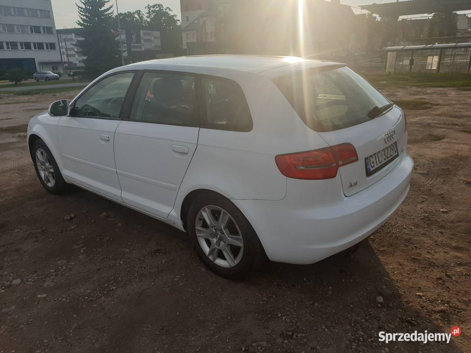 Audi A3 II 8P 14T 2009 144 SPORTBACK 4/5 Bydgoszcz sprzedam
