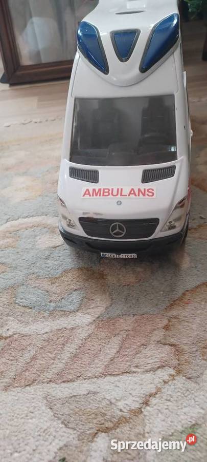 plastikowy Ambulans DICKIE TOYS Germany dl 34 wielkopolskie Poznań