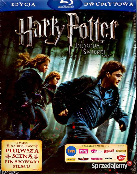 HARRY POTTER I INSYGNIA ŚMIERCI CZĘŚĆ 1 2x Kalisz