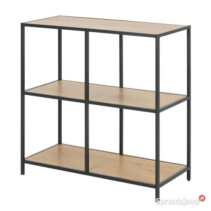 Regał na ksiazki Krapina 78 dąb Czarny 77 x 78 x Regały Warszawa