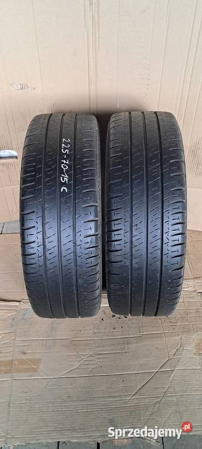 2x opony letnie 225 70 15C MICHELIN dostawcze lubelskie Zamość