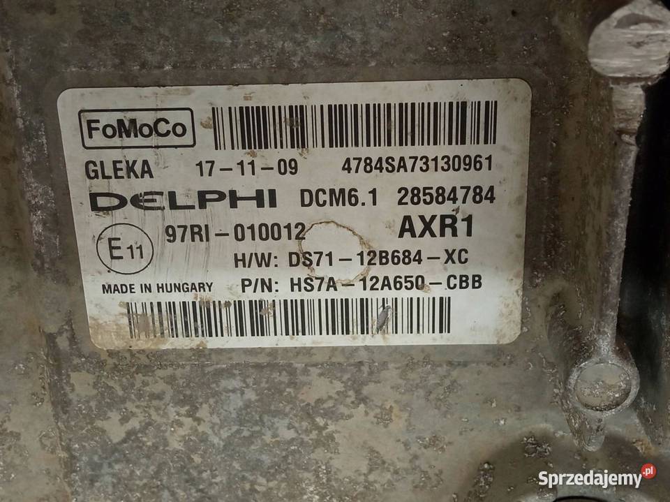 STEROWNIK SILNIKA HS7A12A650CBB Ford Mondeo Mk5 świętokrzyskie sprzedam