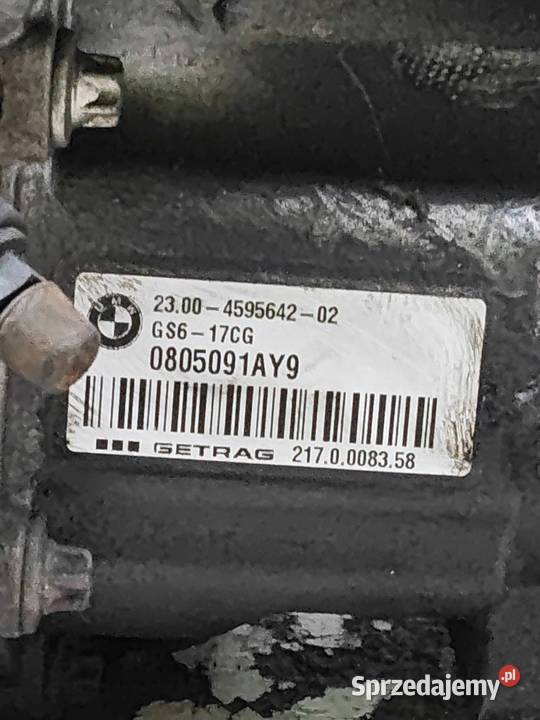 BMW 3 F30 20i SKRZYNIA BIEGÓW MANUAL GS617CG Opole Lubelskie