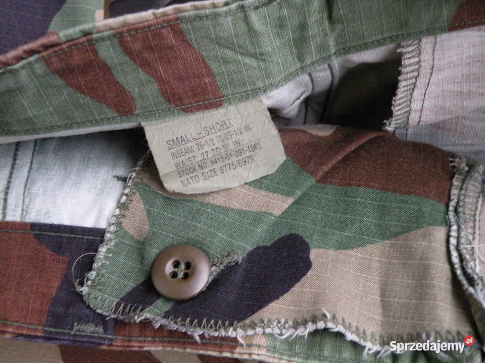 Spodnie bdu woodland ripstop small short Wrocław sprzedam