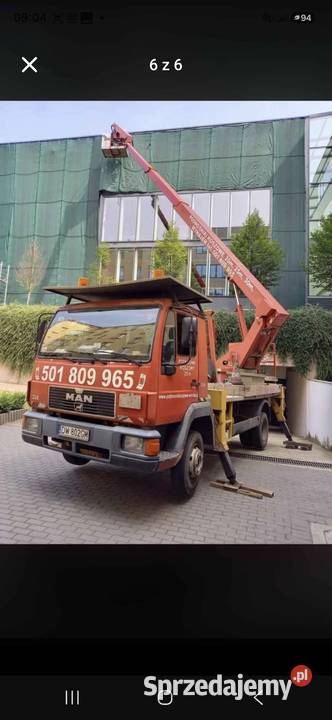 podnosnik koszowy wumag 25m WT250