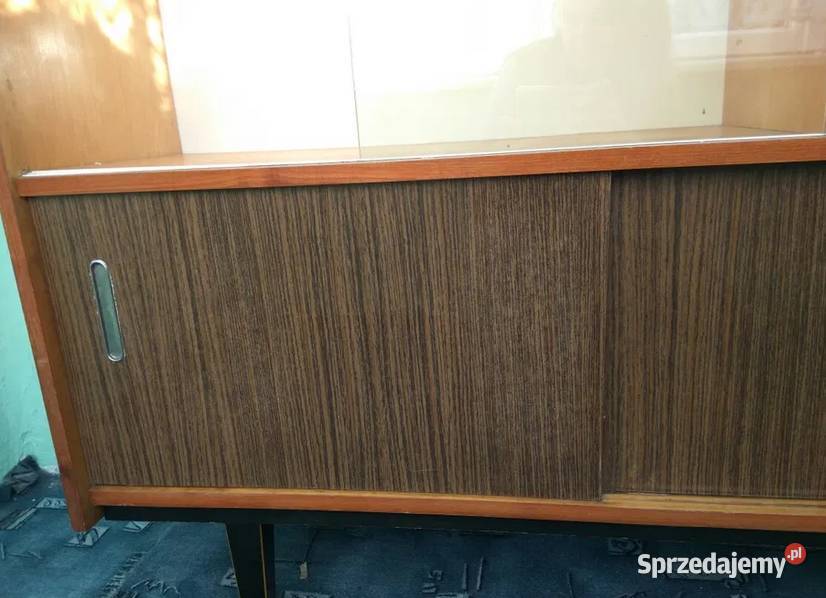 Biblioteczka regał komoda PRL połysk mebel na Racibórz sprzedam