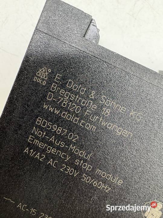 Dold BD598702 Safety Relay Warszawa