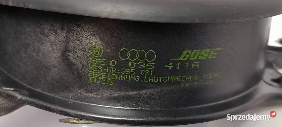GŁOŚNIK AUDI A4 B6 8E0035411A osobowe Lipno