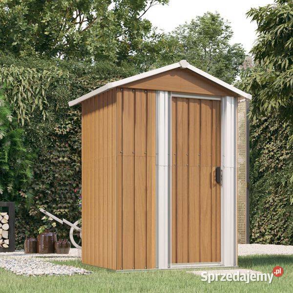 vidaXL Domek ogrodowy brązowy 126x975x177 Warszawa