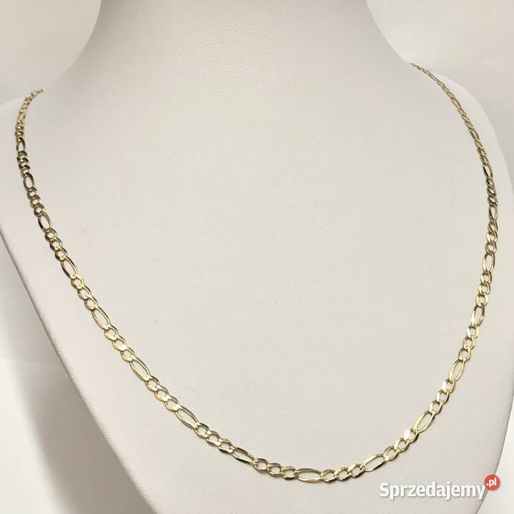 Złoty ŁAŃCUSZEK damski 585 14K cudowny FIGARO 53 Warszawa