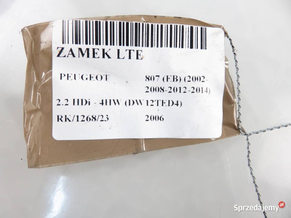 ZAMEK DRZWI PRZESUWNYCH PEUGEOT 807