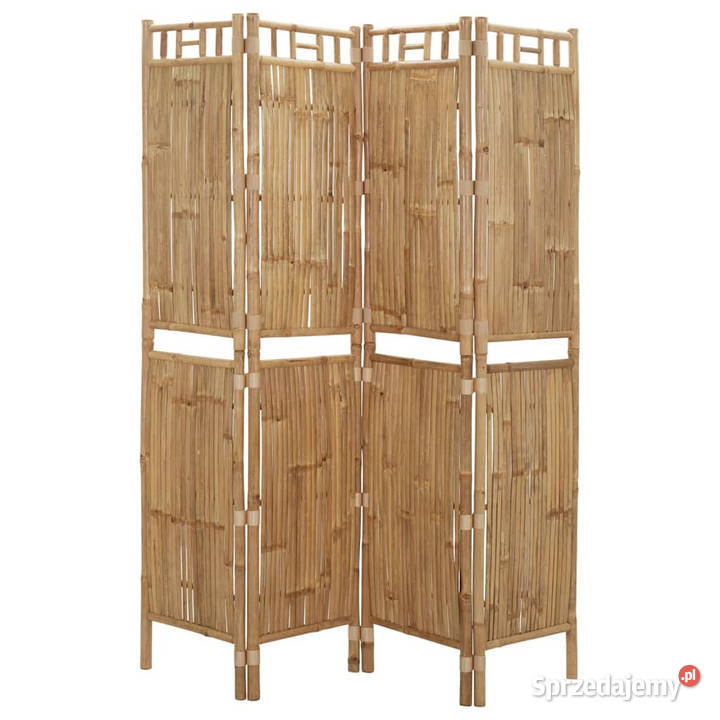 Parawan 4panelowy bambusowy 160 x 180 WM341749 Warszawa