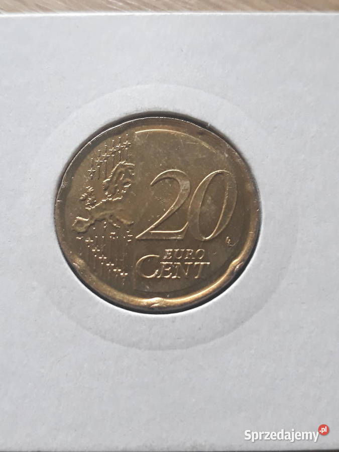 20 Eurocentów Malta 2008 r UNC wielkopolskie Konin