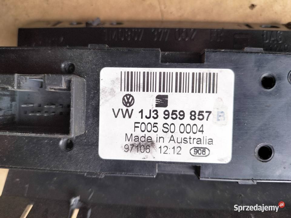 SEAT VW 1J3959857 przełącznik szyb Panel Kamień-Kolonia