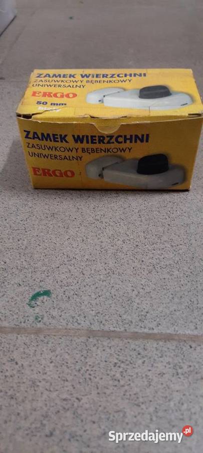 Zamek wierzchni zasuwkowy bębenkowy uniwersalny