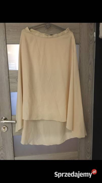 Asymetryczna spódnica Sisley L brązowy/beżowy Moda i Styl Skawina