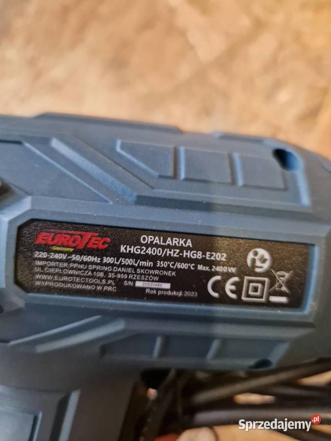 OPALARKA ELEKTRYCZNA Z REGULACJĄ DWA BIEGI 2400W Opalarki