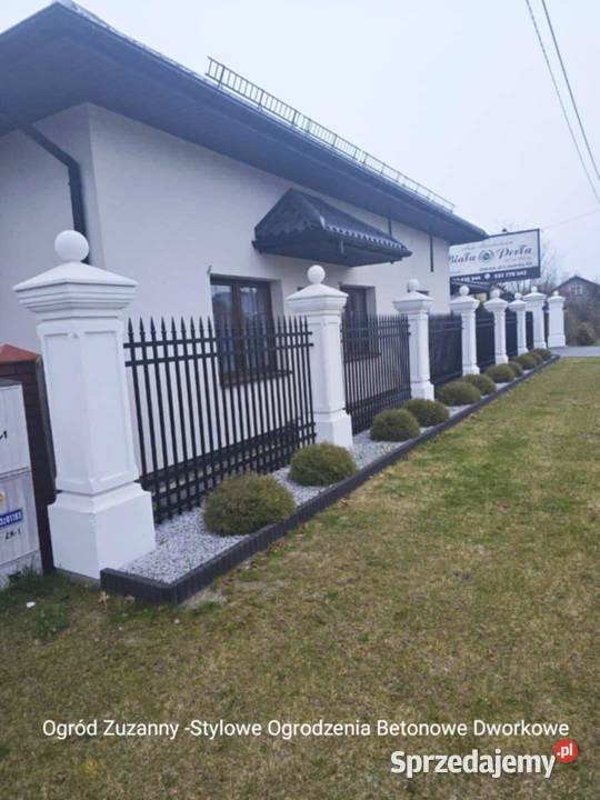 Stylowe Słupy Ogrodzeniowe Betonowe Gdańsk