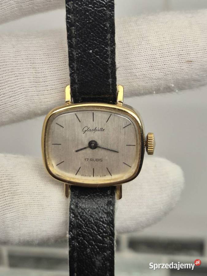 Damski zabytkowy zegarek Glashutte Chorzów