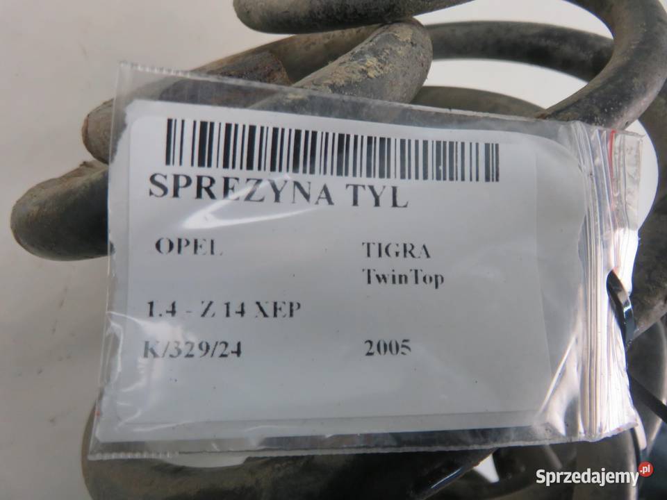 SPRĘŻYNY TYŁ OPEL TIGRA Sprężyny zawieszenia